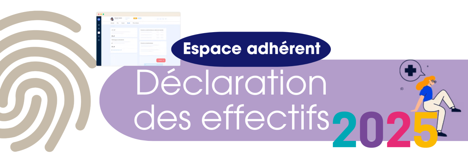 1 3 - - Meilleurs vœux 2025 - Déclaration des effectifs à partir du 8 janvier sur votre espace adhérent - PREVY Prévention & Santé au Travail