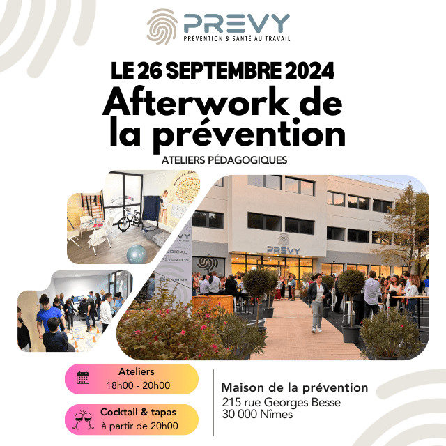 4 2 - - Afterwork de la prévention PREVY - PREVY Prévention & Santé au Travail